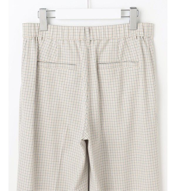 自由区「TRギャバチェック柄ストレート パンツ」|その他|