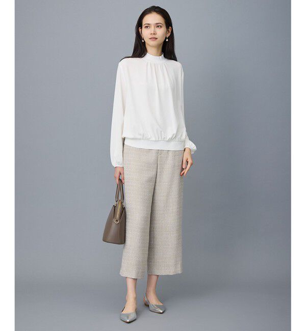 自由区「【カタログ掲載】ライトミックスツィードワイド パンツ」|その他|