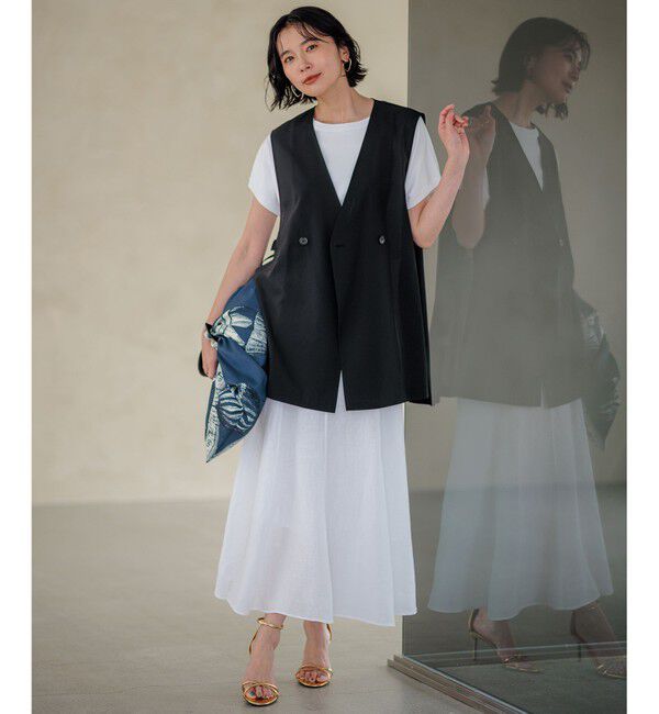 23区「【新色追加/VERY5月号掲載】レーヨンポリエステルストレッチ プルオーバー ニット」|ニット・セーター|