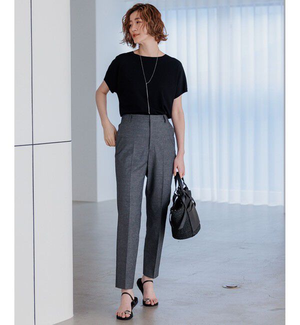 23区「【新色追加/VERY5月号掲載】レーヨンポリエステルストレッチ プルオーバー ニット」|ニット・セーター|