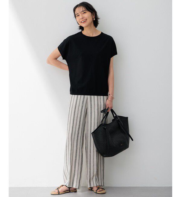 23区「【新色追加/VERY5月号掲載】レーヨンポリエステルストレッチ プルオーバー ニット」|ニット・セーター|