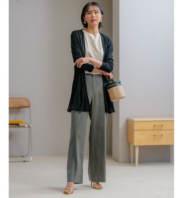 23区「【新色追加/VERY5月号掲載】レーヨンポリエステルストレッチ プルオーバー ニット」|ニット・セーター|