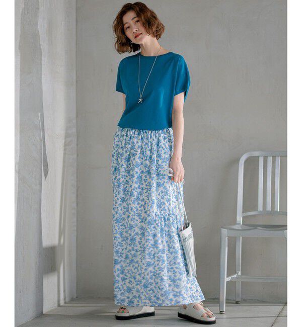 23区「【新色追加/VERY5月号掲載】レーヨンポリエステルストレッチ プルオーバー ニット」|ニット・セーター|