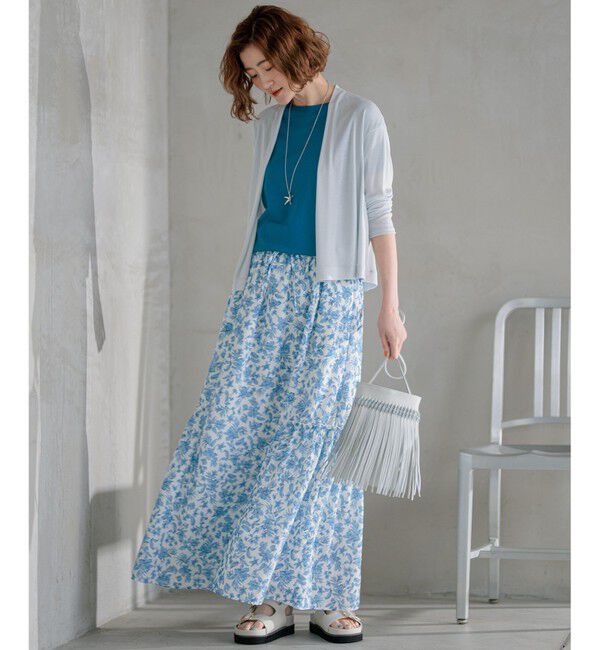 23区「【新色追加/VERY5月号掲載】レーヨンポリエステルストレッチ プルオーバー ニット」|ニット・セーター|