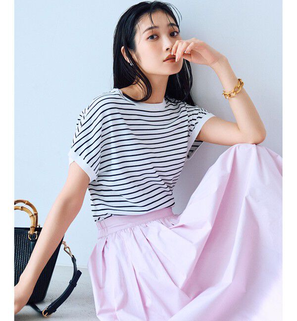 23区「【新色追加/VERY5月号掲載】レーヨンポリエステルストレッチ プルオーバー ニット」|ニット・セーター|ｵﾌﾎﾜｲﾄx