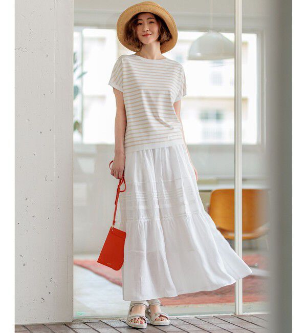 23区「【新色追加/VERY5月号掲載】レーヨンポリエステルストレッチ プルオーバー ニット」|ニット・セーター|