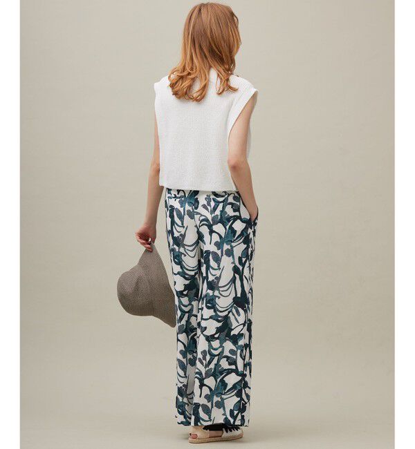 23区「【SACRA】コットンナイロンブークレ ポルカリブ ニット」|ニット・セーター|