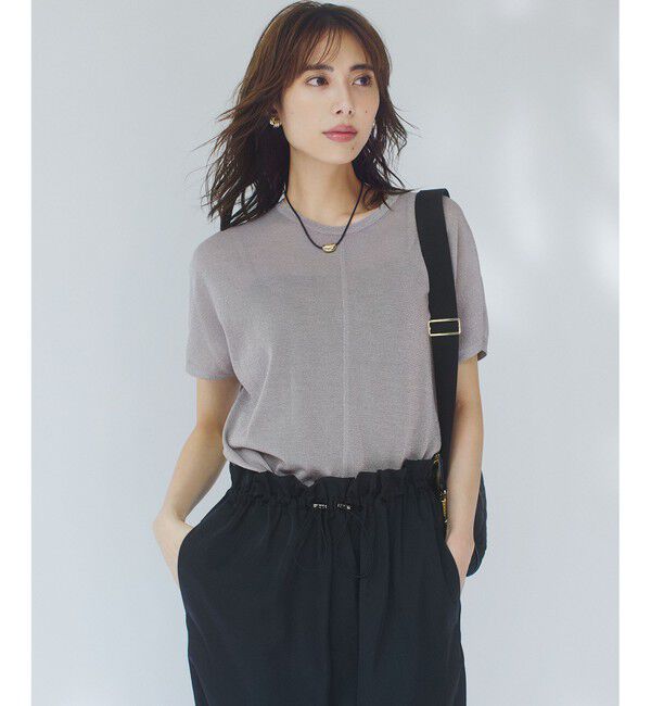 23区「【接触冷感/洗える】ヴィンテージソフトサテン サスペンダー パンツ」|その他|