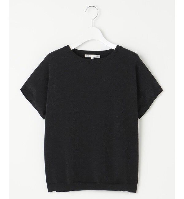 23区「【洗える】レーヨンポリエステルストレッチ プルオーバー ラメニット」|ニット・セーター|