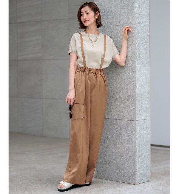 23区「【洗える】レーヨンポリエステルストレッチ プルオーバー ラメニット」|ニット・セーター|