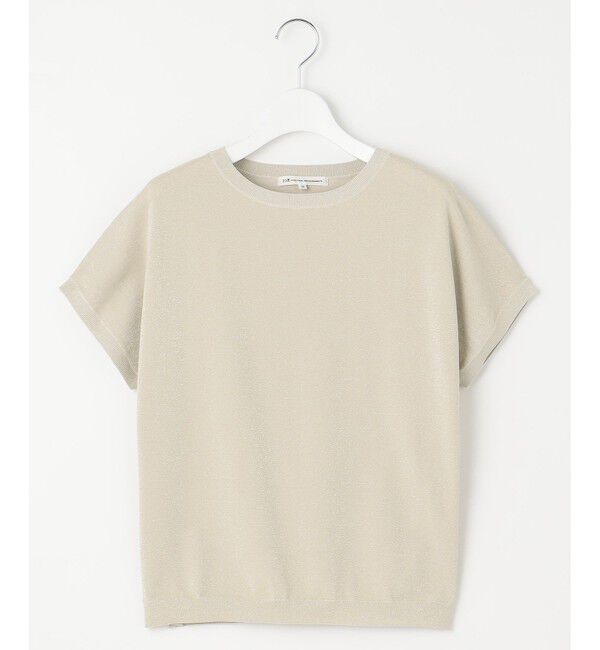 23区「【洗える】レーヨンポリエステルストレッチ プルオーバー ラメニット」|ニット・セーター|