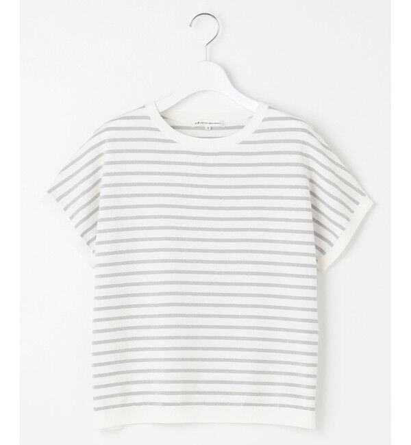 23区「【洗える】レーヨンポリエステルストレッチ プルオーバー ラメニット」|ニット・セーター|