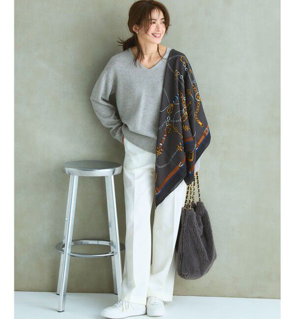 23区「【滝沢眞規子さん着用/VERY掲載】TRストレッチギャバ ワイド パンツ」|その他|