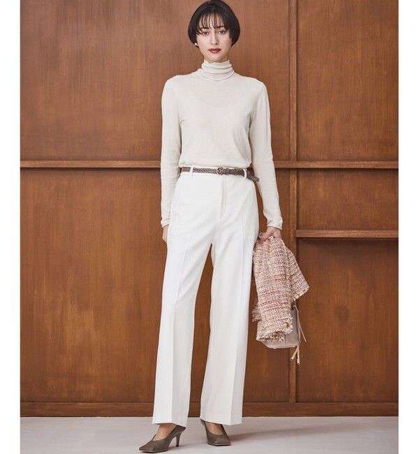 23区「【滝沢眞規子さん着用/VERY掲載】TRストレッチギャバ ワイド パンツ」|その他|