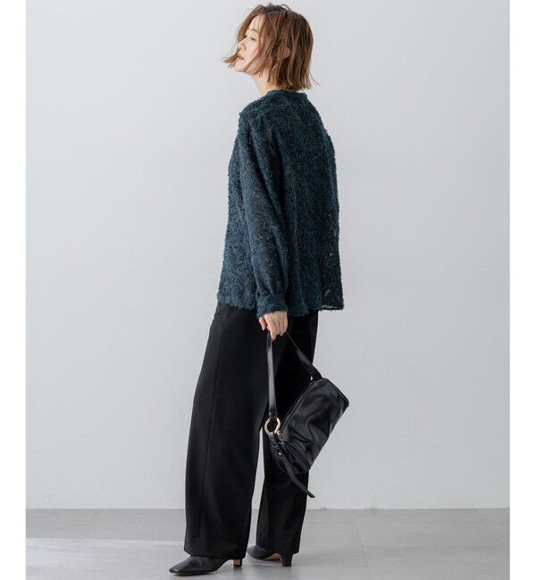 23区「【滝沢眞規子さん着用/VERY掲載】TRストレッチギャバ ワイド パンツ」|その他|