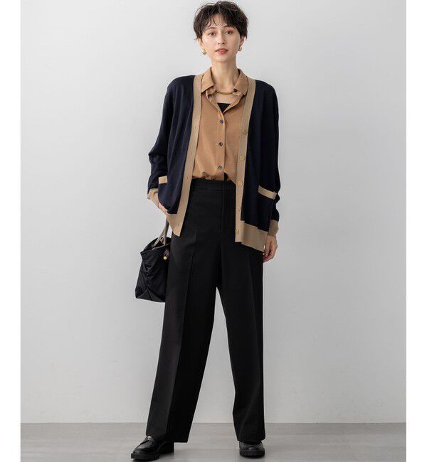 23区「【滝沢眞規子さん着用/VERY掲載】TRストレッチギャバ ワイド パンツ」|その他|