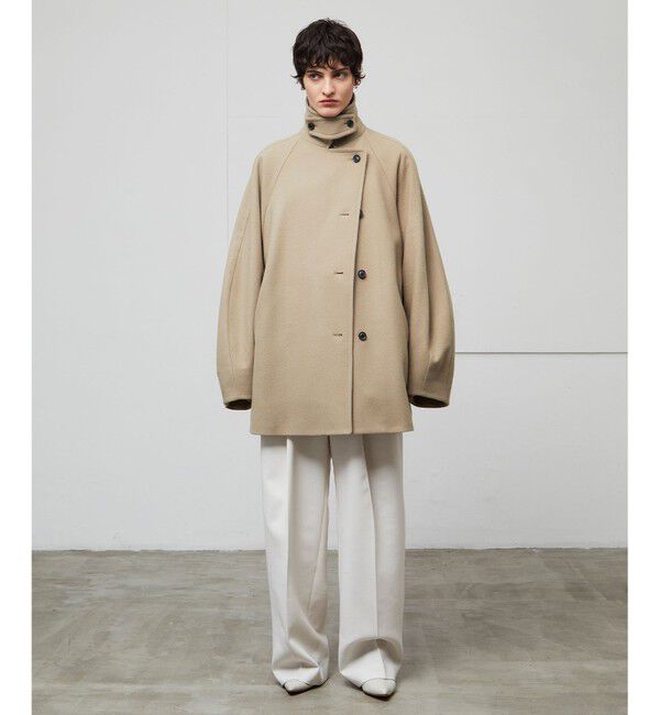 BEIGE,「LAC / 2WAYストレッチワイドタックパンツ」|その他|