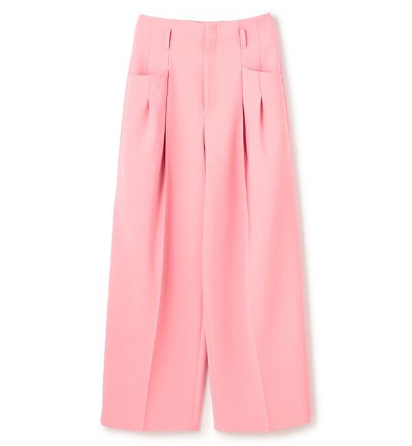 BEIGE,「LAC / 2WAYストレッチワイドタックパンツ」|その他|