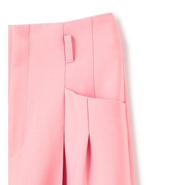 BEIGE,「LAC / 2WAYストレッチワイドタックパンツ」|その他|