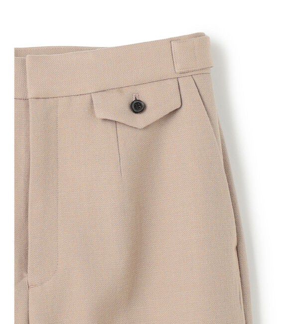 BEIGE,「【Precious掲載】BUNNELL / ウールタブボタンストレートパンツ」|その他|