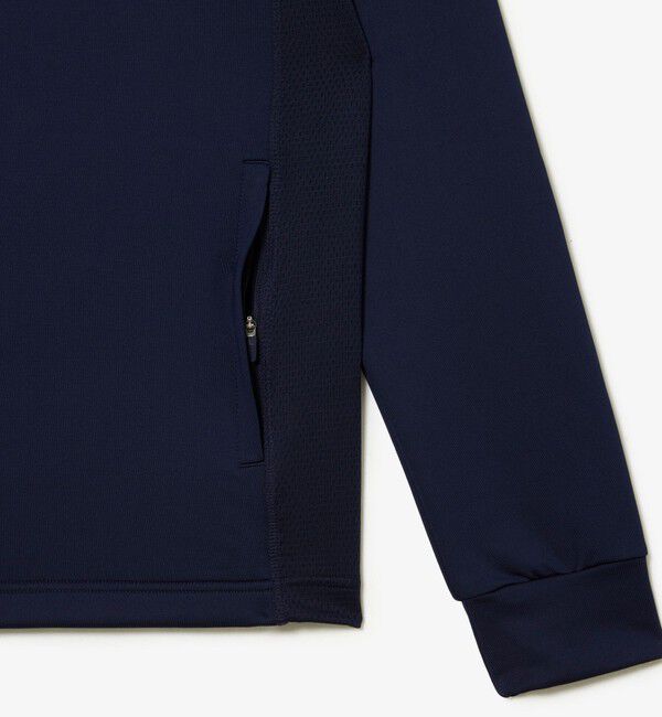 LACOSTE「ジップアップゴルフジャケット トレーナー」|スウェット・ジャージ|