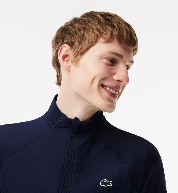 LACOSTE「ジップアップゴルフジャケット トレーナー」|スウェット・ジャージ|