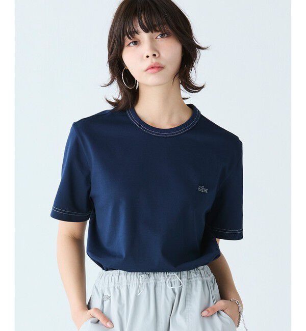 LACOSTE「配色ステッチTシャツ」|Tシャツ・カットソー|