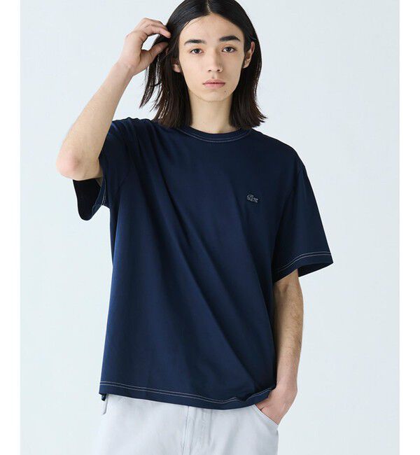 LACOSTE「配色ステッチTシャツ」|Tシャツ・カットソー|