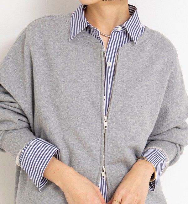 NOLLEY'S「ウォッシャブル2WAYロングジップスウェット」|スウェット・ジャージ|