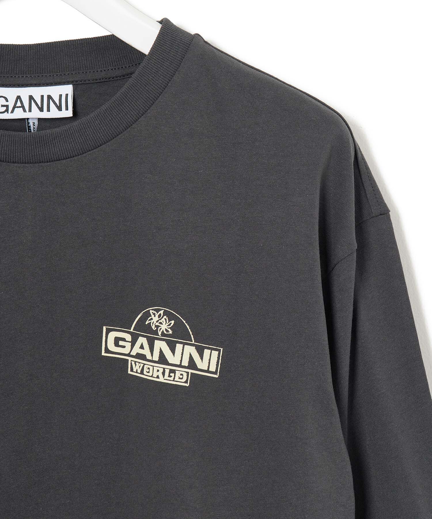 ADAM ET ROPE'「GANNI Future Heavy Jersey Palm Long Sleeve T-shir」|その他|