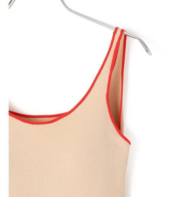 ADAM ET ROPE'「カラーブレードニットタンクトップ」|タンクトップ|