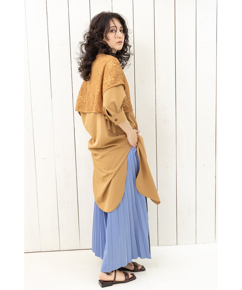  「プリーツ切替パンツ」|その他|