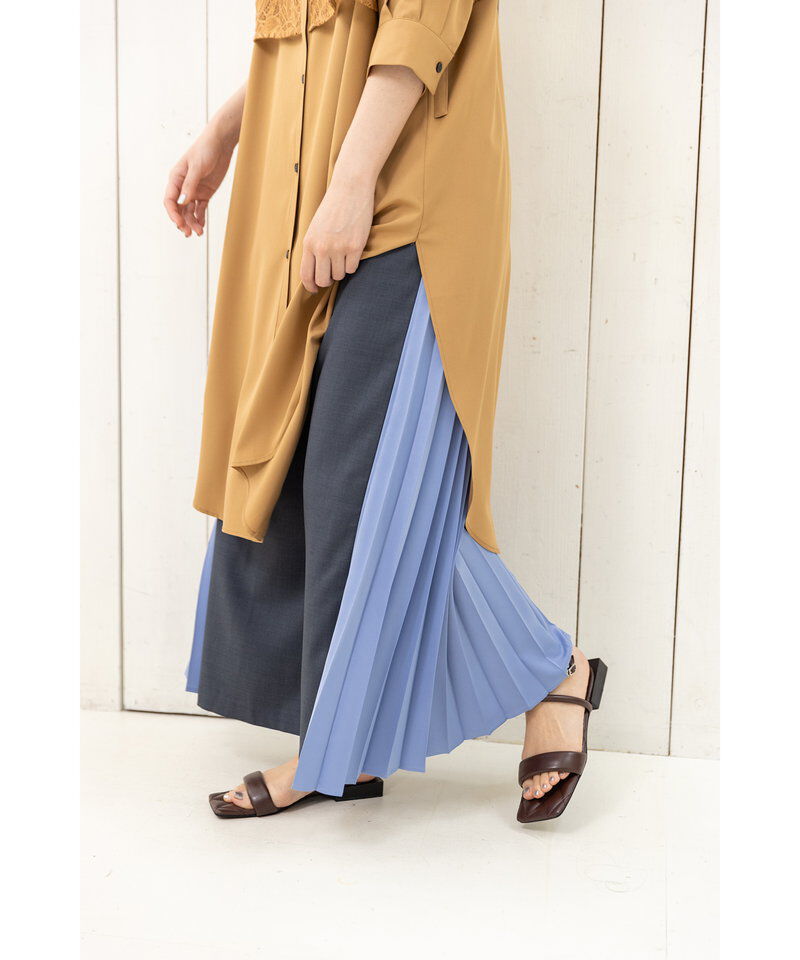  「プリーツ切替パンツ」|その他|