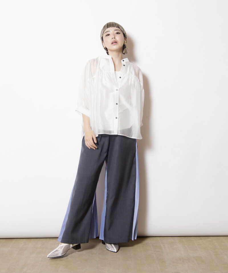  「プリーツ切替パンツ」|その他|