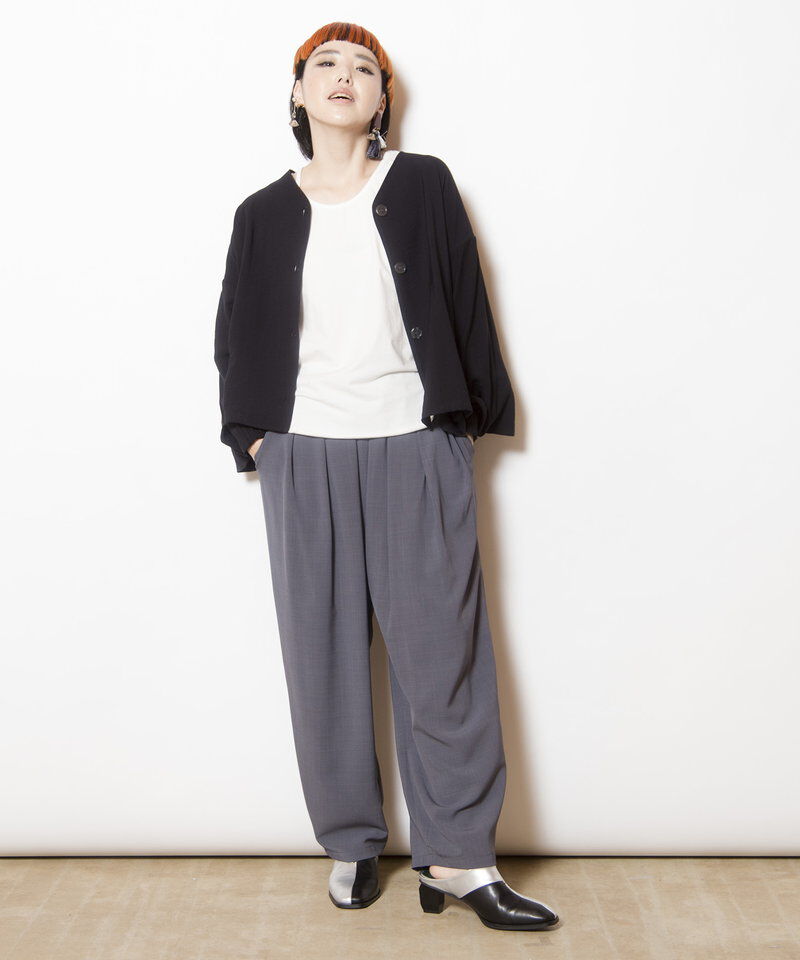  「タックパンツ」|スラックス|