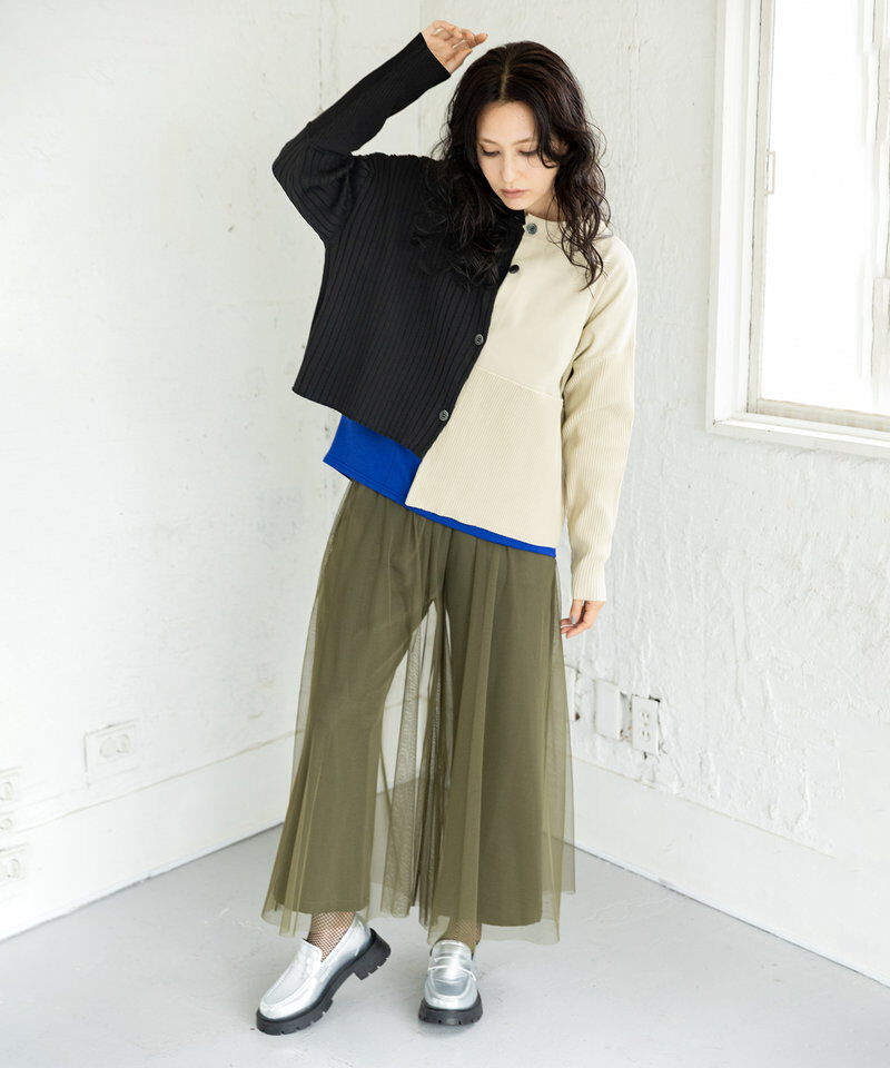  「チュールレイヤードパンツ」|その他|