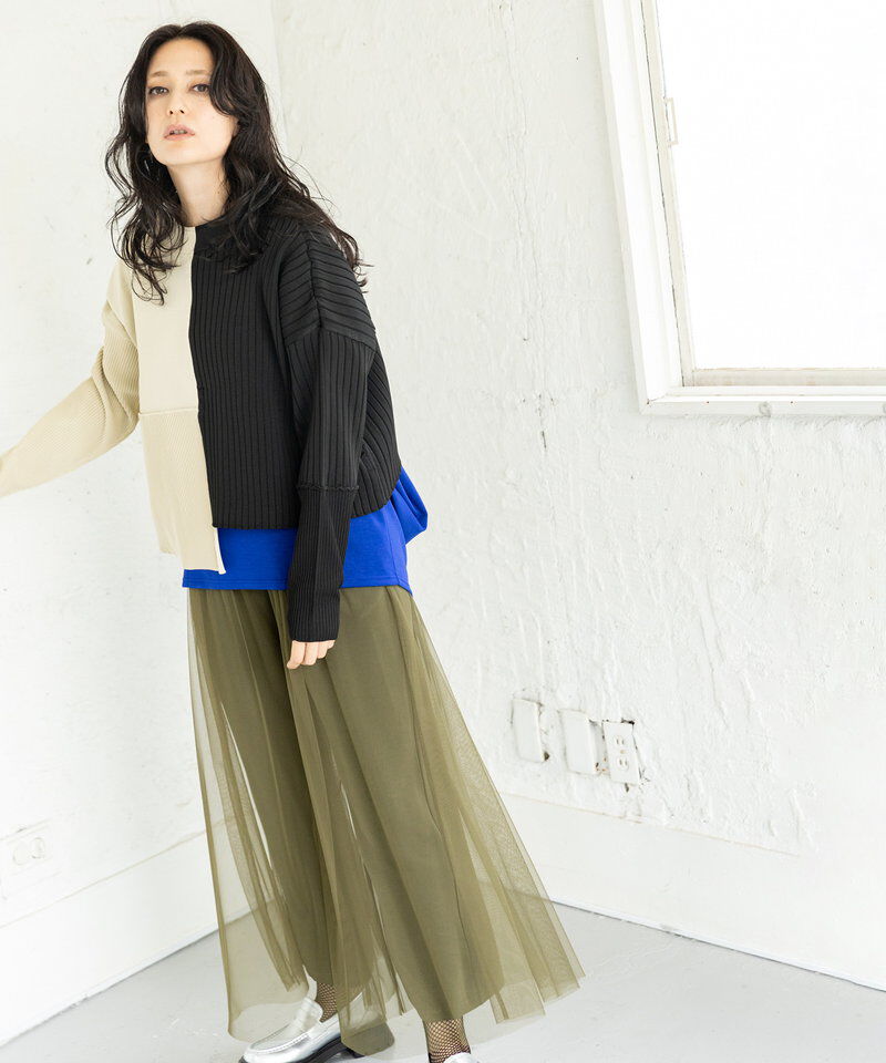 「チュールレイヤードパンツ」|その他|