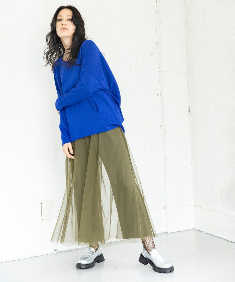  「チュールレイヤードパンツ」|その他|