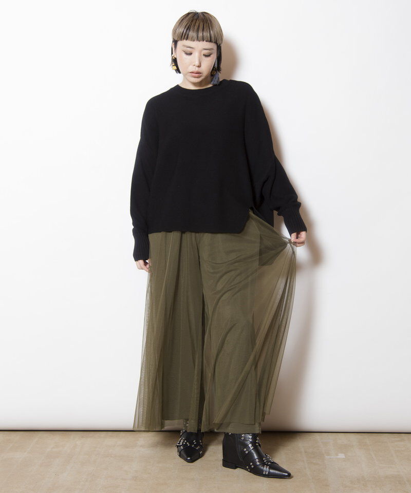  「チュールレイヤードパンツ」|その他|