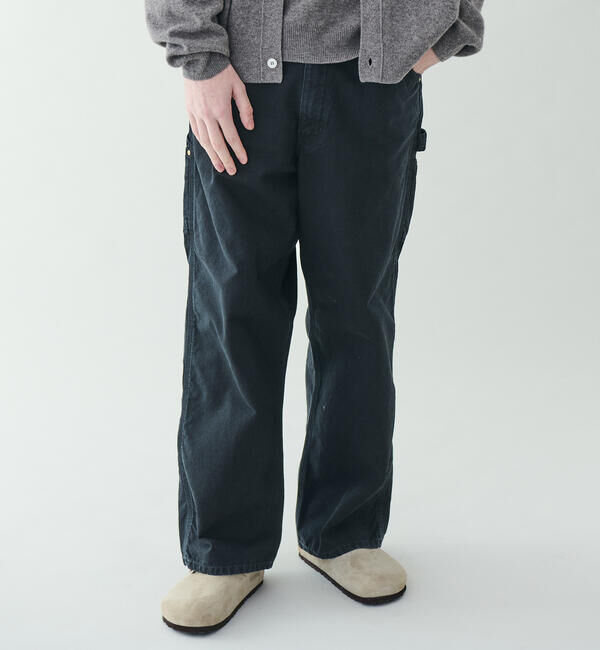  「orSlow | DAD'S FIT OXFORD PAINTER PANTS MEN」|その他|BLACK