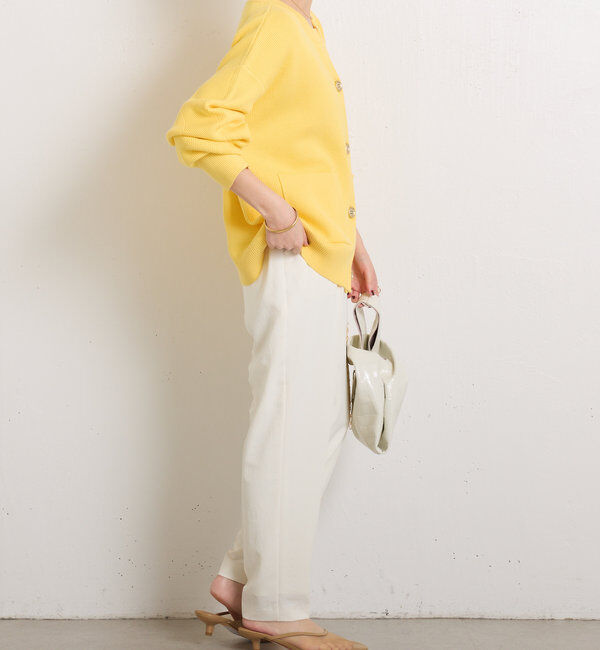  「ジャージスリムテーパードパンツ」|チノ|