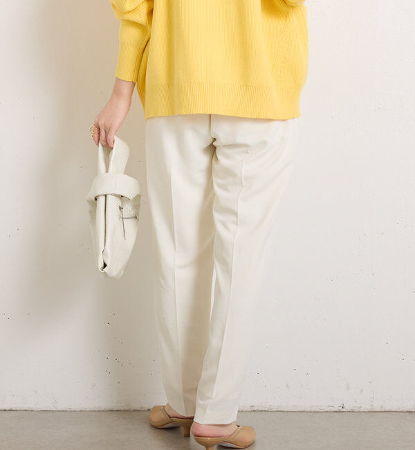  「ジャージスリムテーパードパンツ」|チノ|