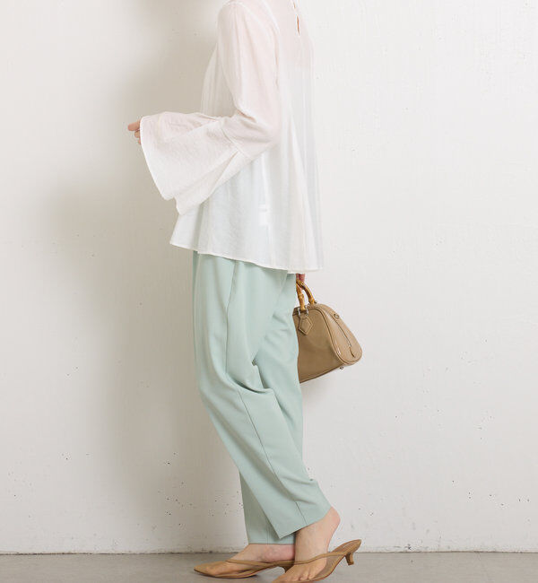  「ジャージスリムテーパードパンツ」|チノ|