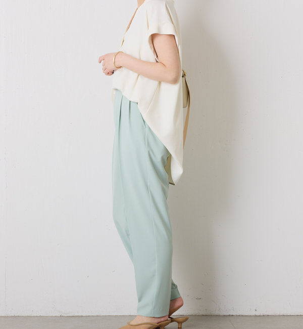  「ジャージスリムテーパードパンツ」|チノ|