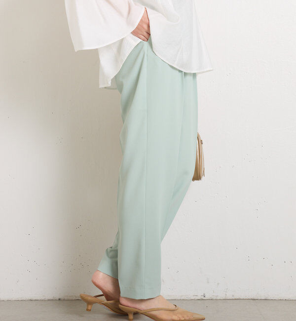  「ジャージスリムテーパードパンツ」|チノ|