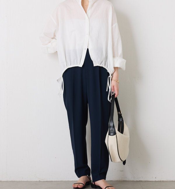  「ジャージスリムテーパードパンツ」|チノ|