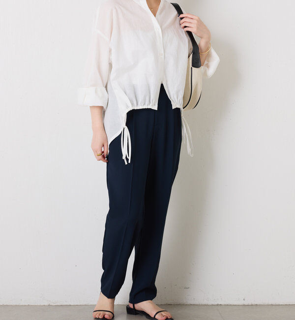  「ジャージスリムテーパードパンツ」|チノ|