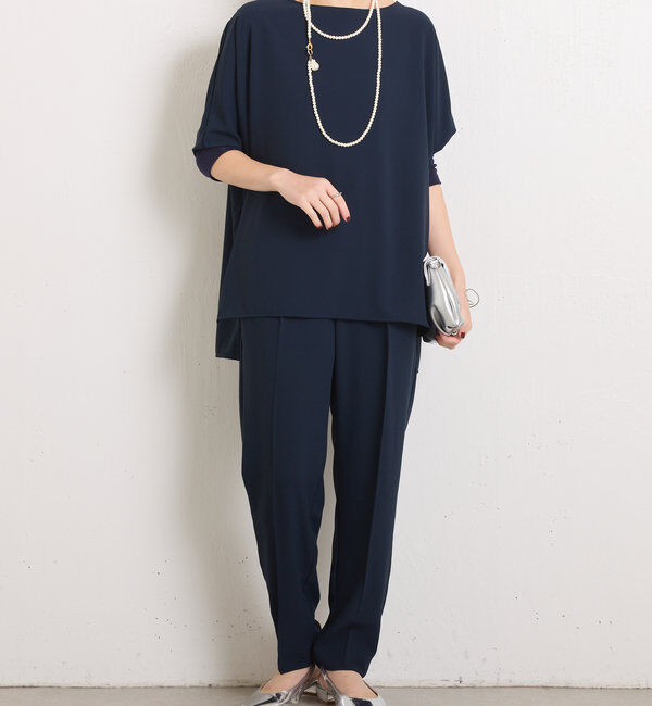  「ジャージスリムテーパードパンツ」|チノ|