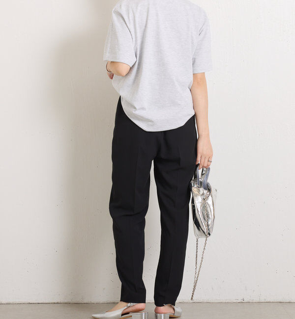  「ジャージスリムテーパードパンツ」|チノ|