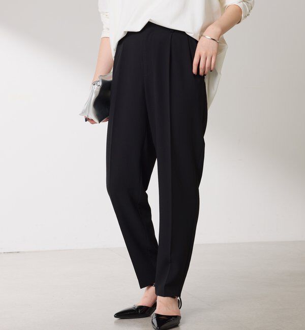  「ジャージスリムテーパードパンツ」|チノ|